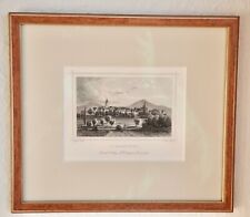 Original Stahlstich; Zierenberg - Ansicht; Gefertigt um 1850