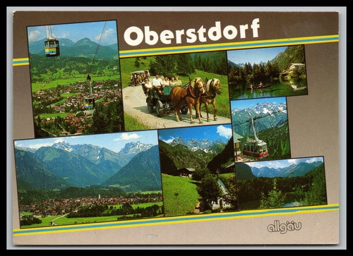 Ansichtskarte oberstdorf - oberstdorf, im