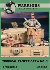 39__Warriors 35160 " Tropical Tiger Panzer Crew No. 1 " in 1/35 RESIN / UNGEBAUT
