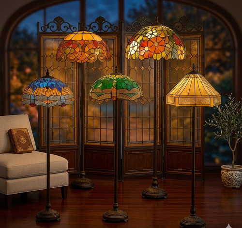 Tiffany stil stehlampe - stil,