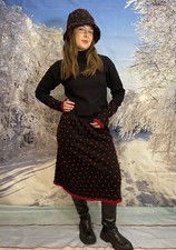 X. ROCK Herzwalk Winterrock Wollrock Musterwalk Wolle Wollwalk Walk Gr. L XL XXL