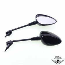 Spiegel Satz M8 Schwarz lange Version für Piaggio Vespa Sprint 50 125 Roller