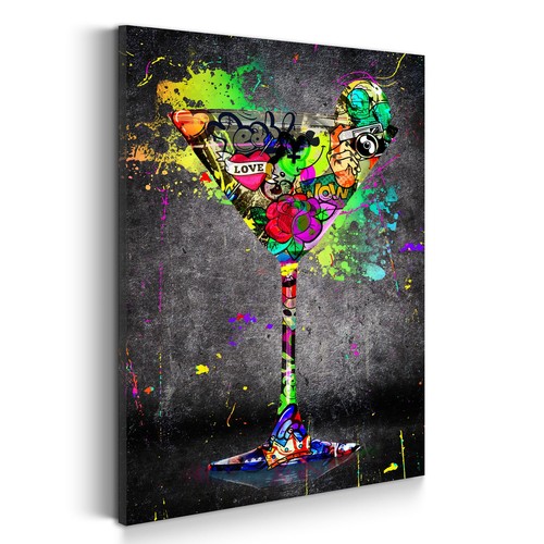 Street art cocktail wandbild - street,
