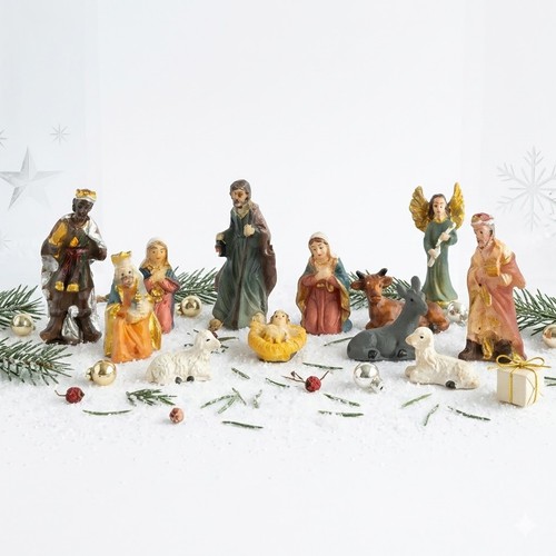 Zierliche krippenfiguren - zierliche,
