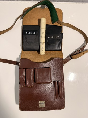 Ddr volkspolizei ledertasche - volkspolizei,