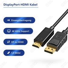 DisplayPort auf HDMI Kabel 1,8