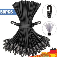 50x Spanngummi 25cm mit Haken