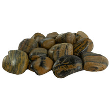 Zierkies Dekosteine braun