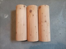 Rundstab Fichte ca. 115mm verleimt roh BSH Leimbinder Stütze 350mm lang -2-