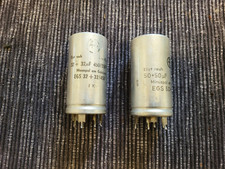 Echolette M40 Hochvolt Elkos 32+32 und 50+50 uF 385V