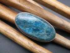 GOLDJUNGE69 GW APATIT OVAL XL *SCHIMMERND* RING SILBER-RING (18,8) #TOLLE-FARB