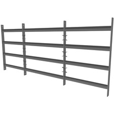 Fenstergitter 60x100 190cm - fenstergitter, 60x100-190cm