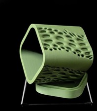 3D Design Blumentopf „Vapor Pla“ – Moderne Vase/Übertopf aus dem Bergischen Land