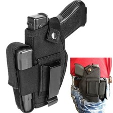 Taktisch Universal Gürtel Waffenhalter PistoleHalfter Verdeckter Holster Schwarz
