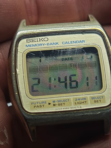 Seiko memory bank calendar - seiko, memory-bank