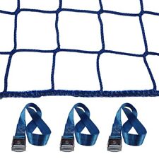 Seitenschutznetz 2x5m blau inkl 10 GSV Dachdeckerfangnetz Gerüstnetz