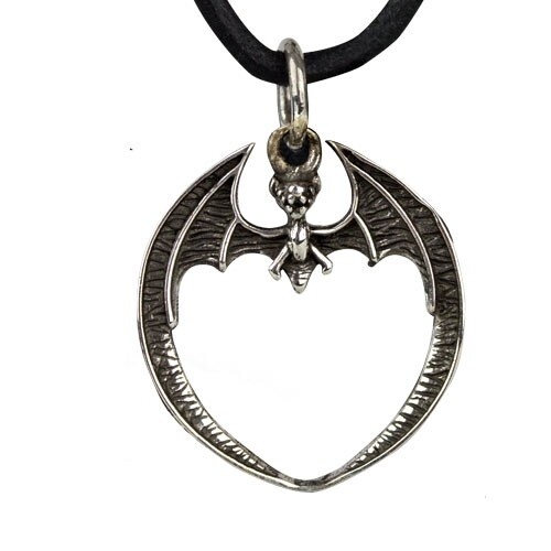 Fledermaus anhänger gothic - fledermaus,