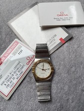 omega constellation stahl gold