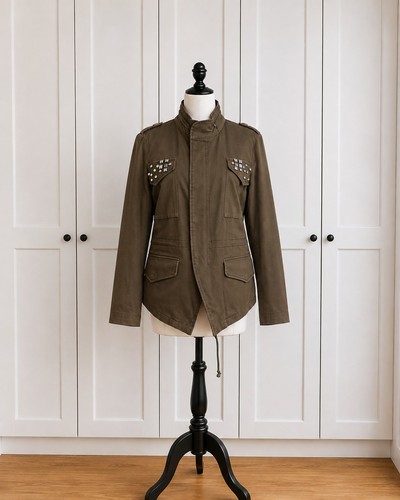 Khaki utility jacke damen - khaki,