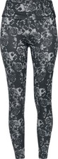 Black Premium by EMP Damen schwarze Leggings mit großem Muster