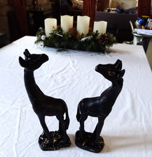 Giraffen Paar aus Kunstguss-
