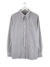 Lacoste 00s Stripe Hemd Grau