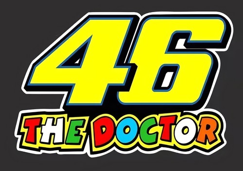 Valentino rossi aufkleber - 46,