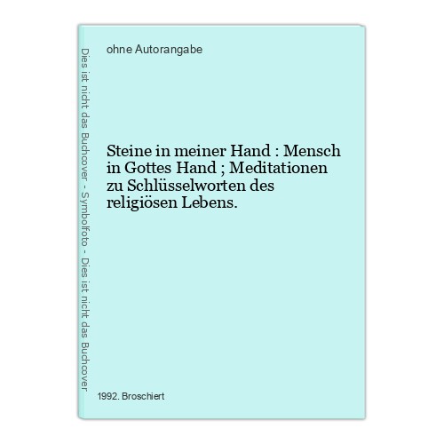 Steine meiner hand - steine, in