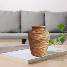 Rattan Vase Tablet Herzstück