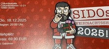 2 X SIDO BERLIN  18.12.2025 STEHPLATZ  TICKETS KARTEN WEIHNACHTSSHOW