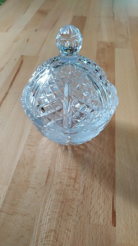 Glasschale geschliffen mit