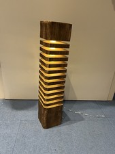 Balkenlampe Stehlampe Altholz