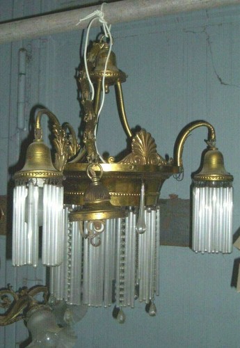 Antike deckenlampe messing mit - antike,