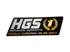 HGS Exhaust Aufkleber 2 Stroke