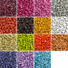 Dekosteine MARBLES 7-15mm 1kg Farbsteine Farbige Bunte Steine DIY Hochzeitsdeko