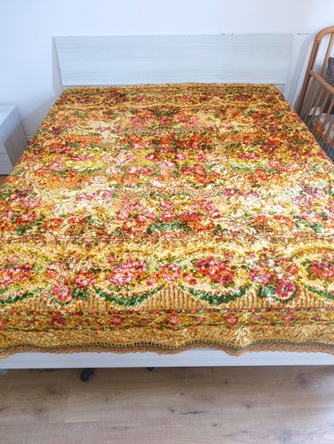 Vintage 70er jahre tagesdecke - jahre,