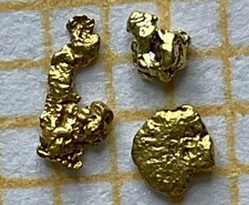 3 echte Goldnuggets