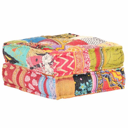 Patchwork sitzpouf weiches - patchwork,