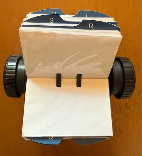Rolodex rollkartei - rolodex,