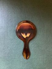 Vintage schöner Handspiegel aus Bakelit in Schildpattoptik, Frankreich 1970er,  