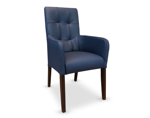 Blaues echtleder stühle - blaues, mit