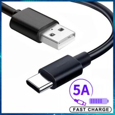 Super Fast Charger Type C USB-C Sync Data Charging Cable For Android Phone Black