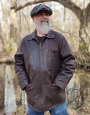 Lederjacke Gr L Retrojacke