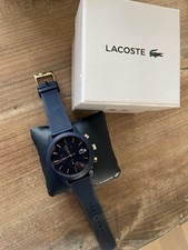 Lacoste Armbanduhr Analog Quarz Dunkelblau Silikon