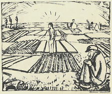 Erich Heckel - Flandrische Ebene - Lithographie 1916