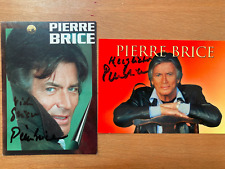 Pierre Brice original Autogramm Winnetou Postkarte rechts Kino Schauspieler