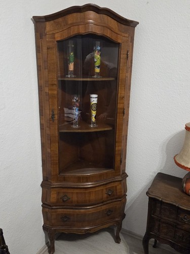 Eck vitrinen schrank - vitrinen,