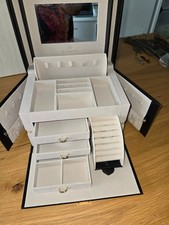 Schmuckkoffer Schwarz stabil