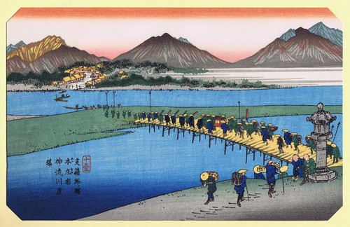 Hiroshige eisen kisokaido - -,
