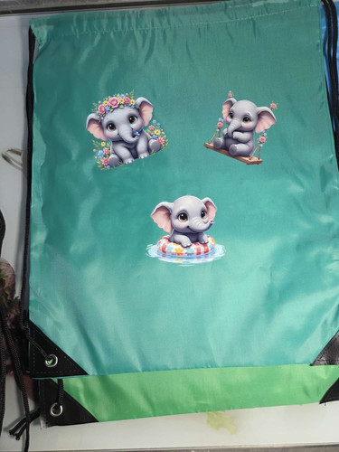 Schulrucksack grün mit